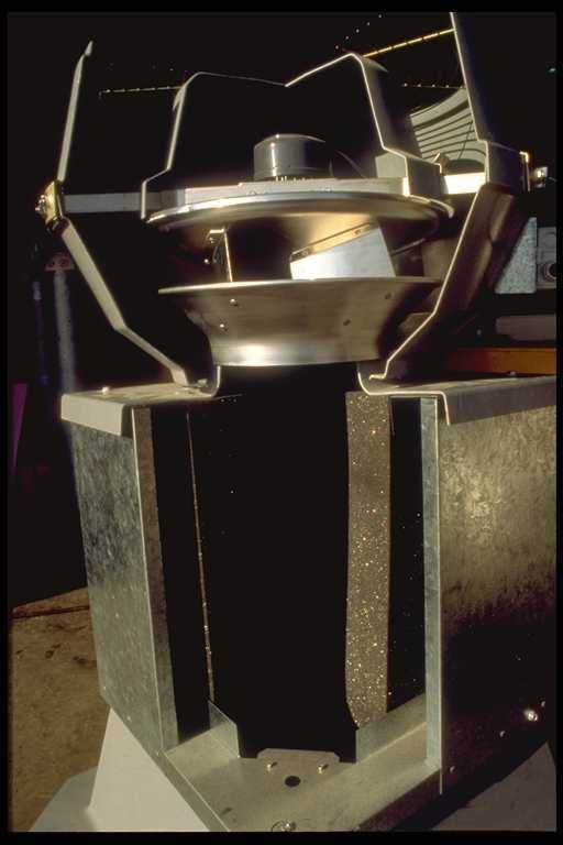 Photo, vue éclatée de tourelle d'extraction.