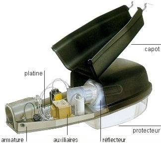 Photo luminaire extérieur.