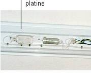 Photo luminaire intérieur pour tubes fluorescents - 2.