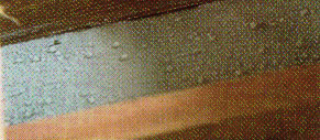 Photo d'eau condensée sur la paroi. Photo d'eau condensée sur la paroi.