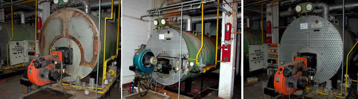 Photo chaudières de grande puissance.