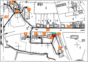 Plan- description du réseau de chaleur.