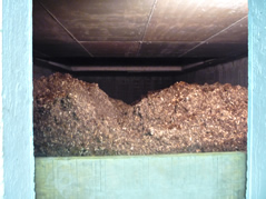 Photo profondeur du silo.