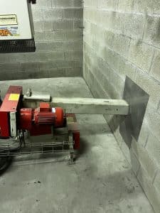 Alimentation via vis sans fin