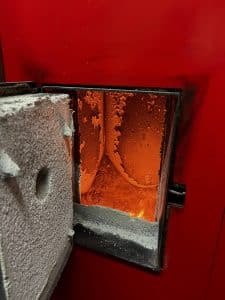 Int&eacute;rieur de la chaudi&egrave;re bois